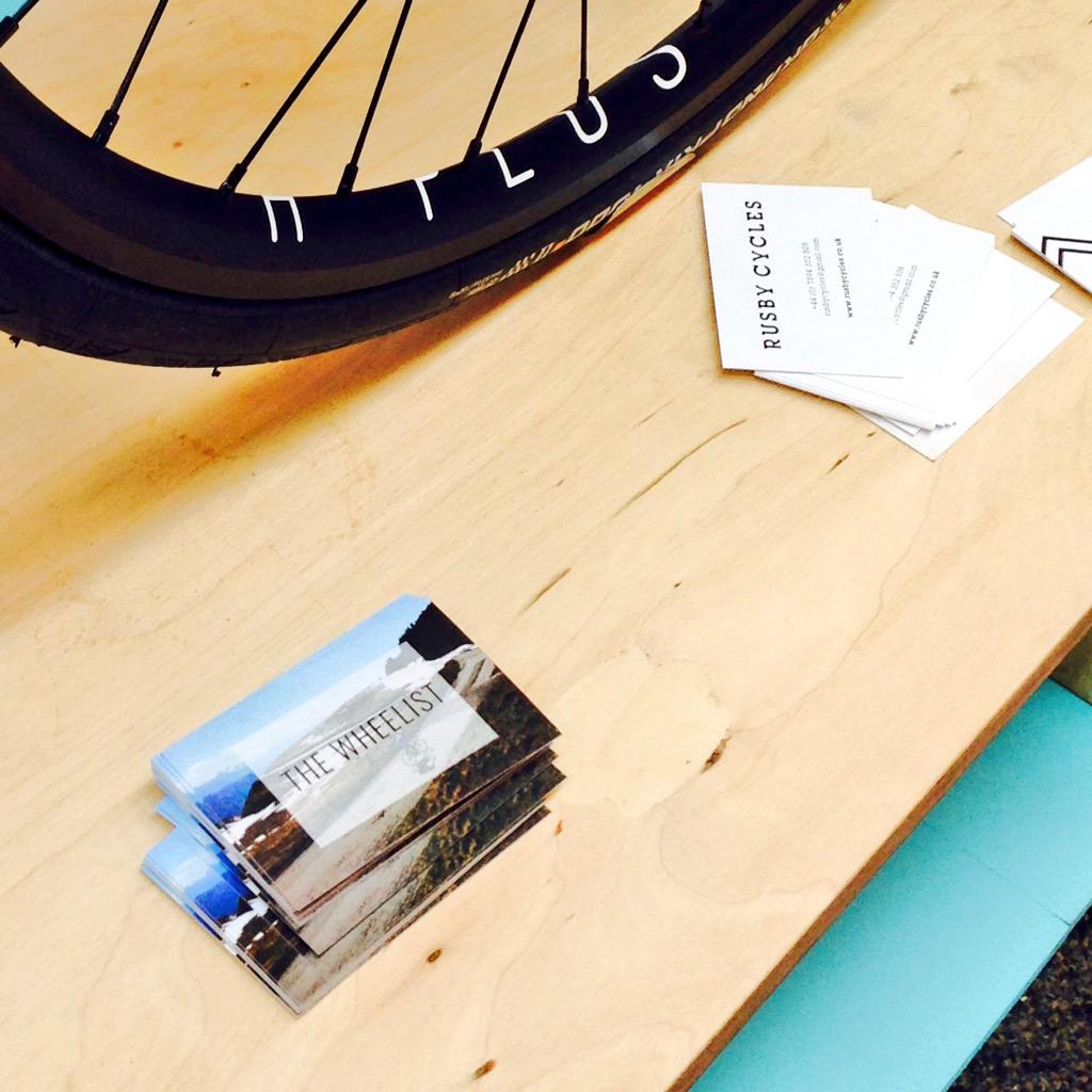 the_wheelist's tweet photo. Really enjoying our #launch day at  @BespokedUKHBS - exciting to see our wheels on @rusbycycles's stand! http://t.co/BXViIc2HkI