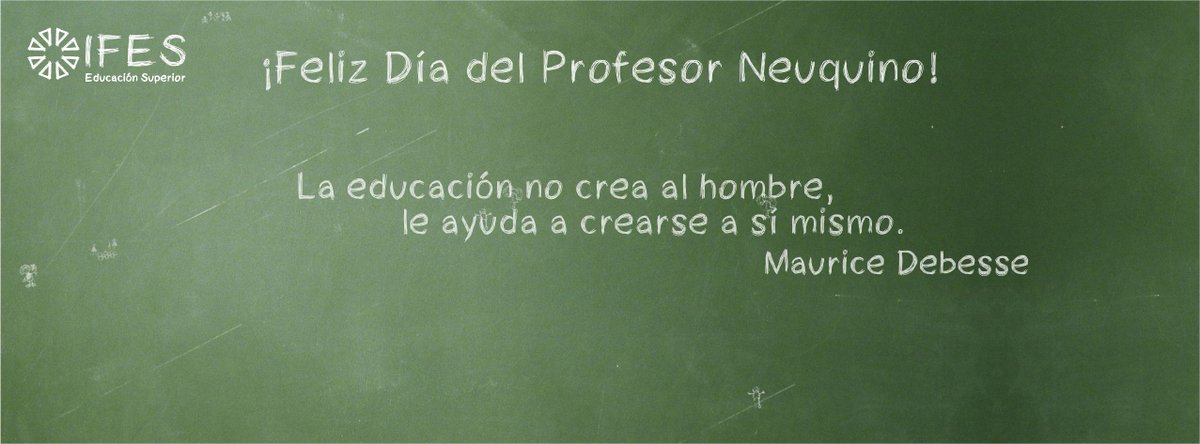 IFES_Terciario's tweet photo. #FelizDiaDelProfesorNeuquino #ifes2015 #ifes http://t.co/XTdzaEEyPc