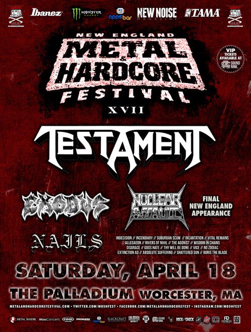 Tomorrow #TheAgonist takes on <a href="/moshfest/">Aries</a> in Worcester along w/ <a href="/testament/">Testament</a>, <a href="/ExodusAttack/">Exodus</a> &amp;more! ticketfly.com/event/737013