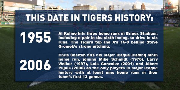 tigers's tweet image. This date in #Tigers history: