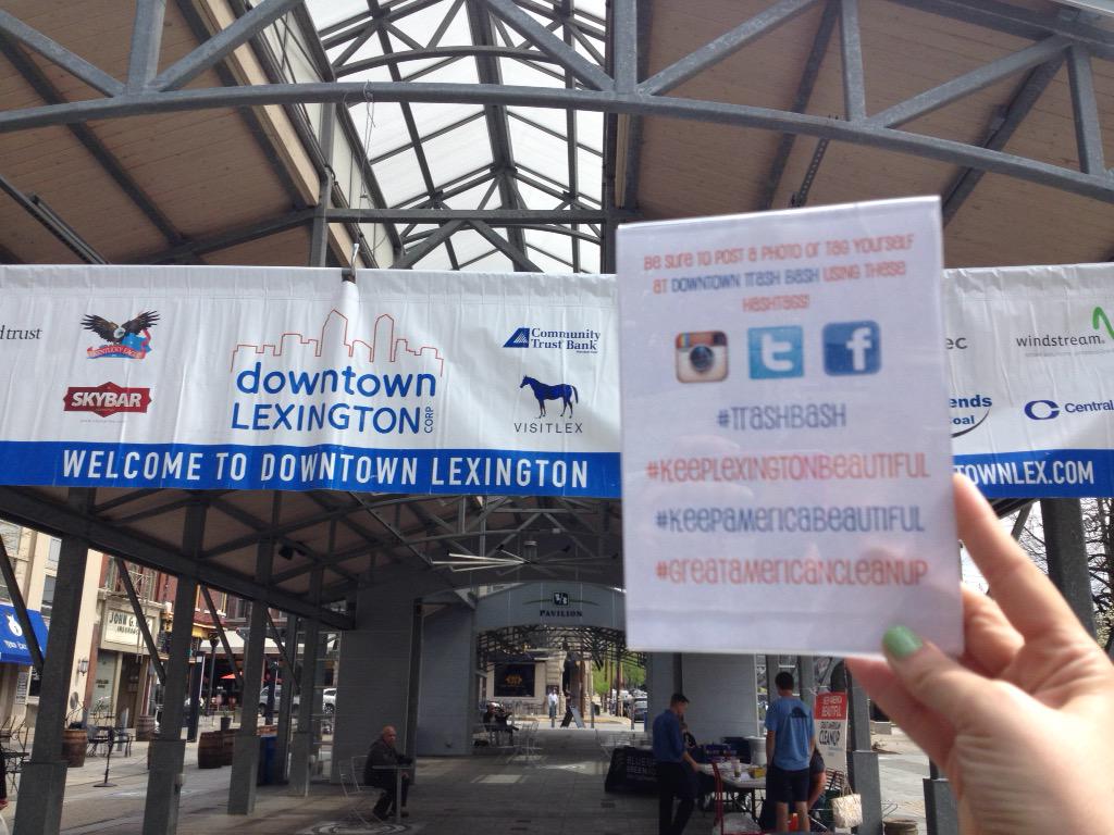 DLexPartnership's tweet image. Are you #TrashBashing? Let us know!! #KeepLexingtonBeautiful #KeepAmericaBeautiful #GreatAmericanCleanUp