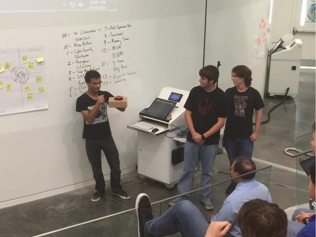bryanboyd's tweet photo. Pizza Button on raspberry pi that does 1-click order for hot delicious pizza w/ @IBMIoT @IBMBluemix #flpolyhack http://t.co/6GWjJb3f0v