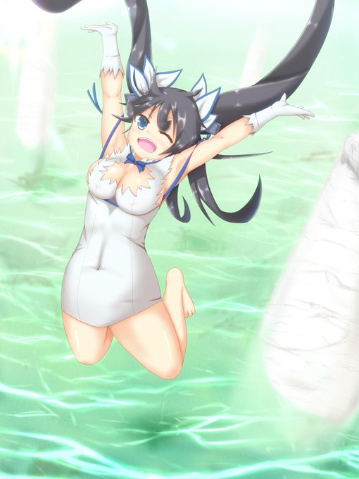 ヘスティア様描けた、下手なりに時間かけて細かい部分も頑張ったから自分の中では良い感じに描けたかなぁ。。 