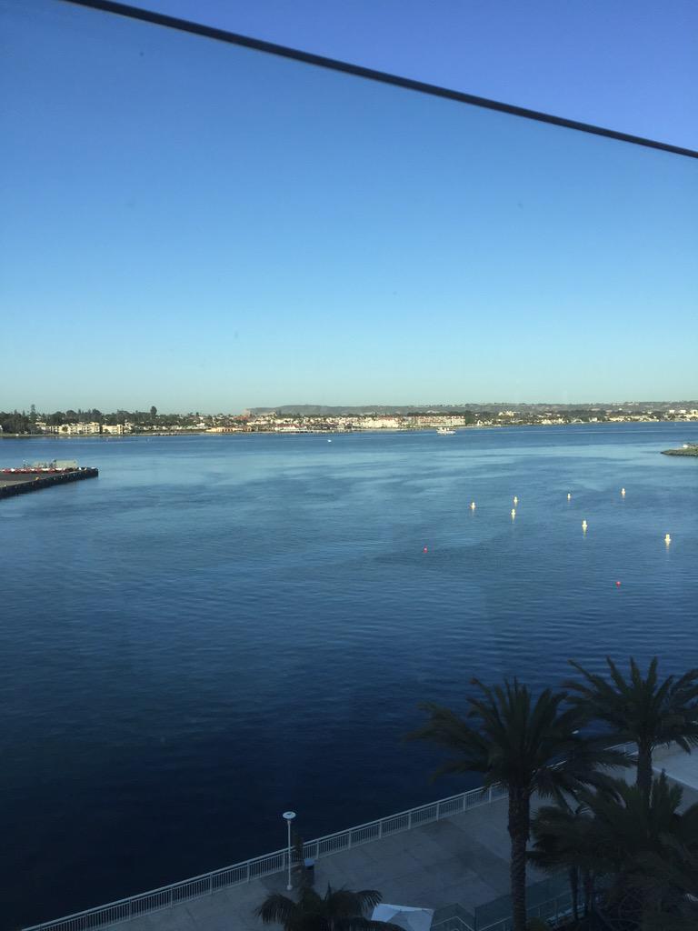 Beautiful day in San Diego. #ASCRSASOA2015