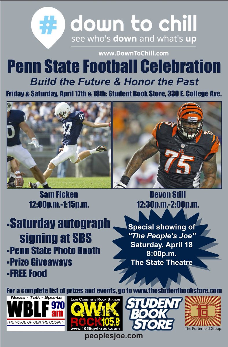 DTC will be all over Blue-White Weekend! Look for us at the Berkey Creamery, <a href="/SBSPennState/">The Student Book Store at PSU</a>, and at your tailgate!