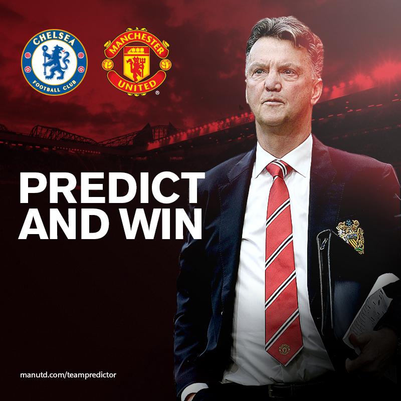 ManUtd's tweet photo. You know the team news - http://t.co/3uZFvI6Cbx. Now predict #mufc's XI to play Chelsea here: http://t.co/iR3lVxp0Zp http://t.co/a2EC0Le36K