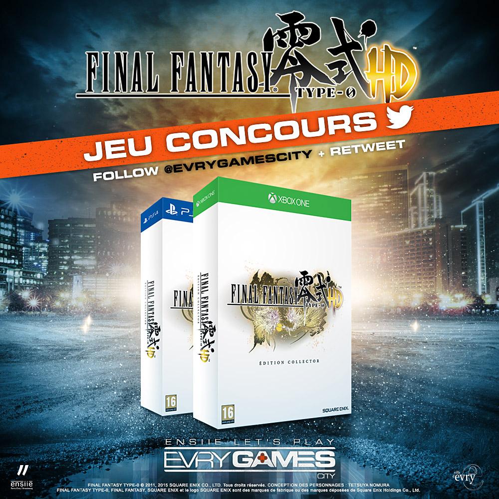 EvryGamesCity's tweet image. Gagnez Final Fantasy Type-0 HD PS4/XboxOne au choix grâce à @SquareEnixFR ! Instructions dans l'image. Fin le 23/04