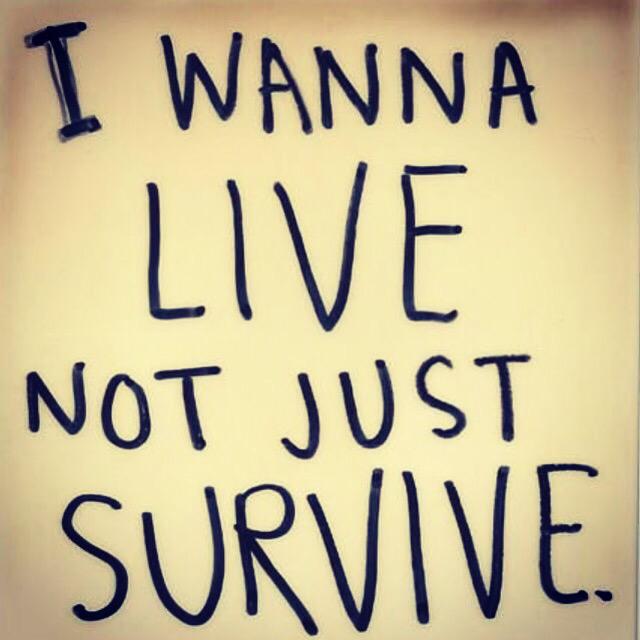 TrinusMexico's tweet photo. ¡Quiero vivir; no sólo sobrevivir! http://t.co/mr0dPG6cxX