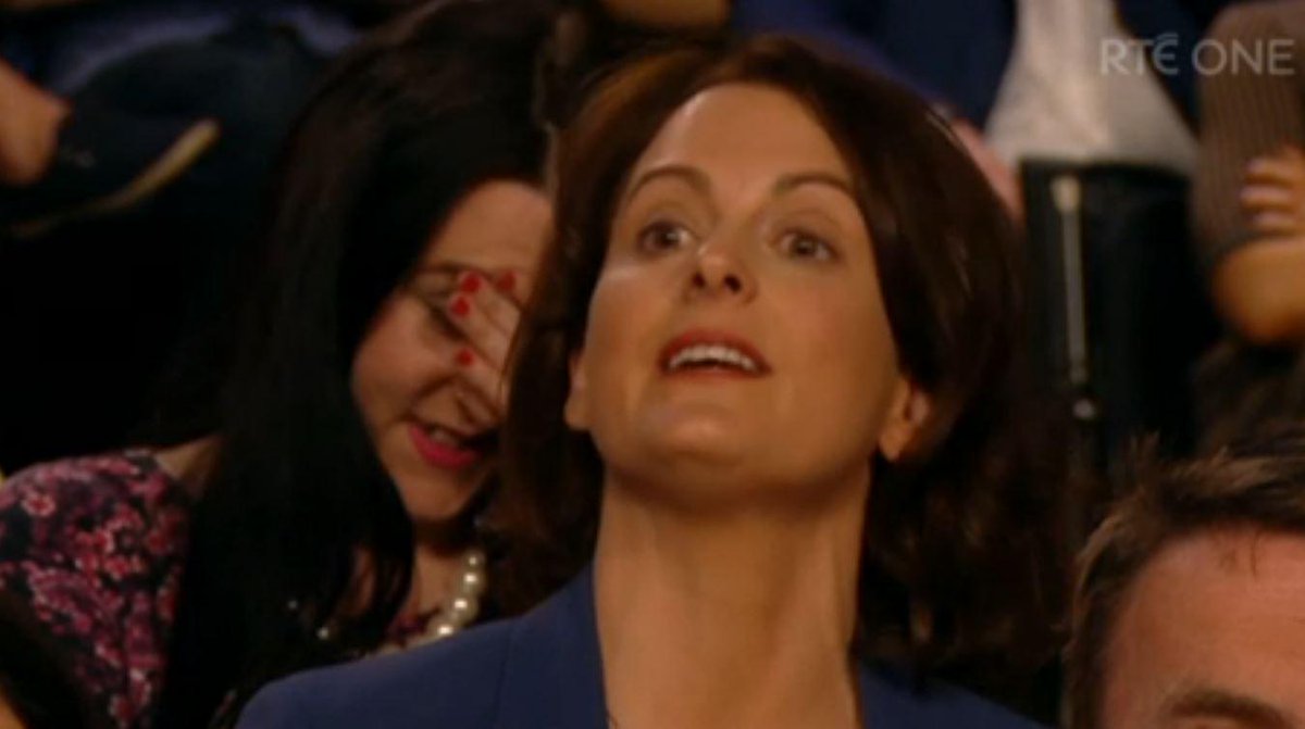 thejournal_ie's tweet photo. One audience member's reaction was clear. What did everyone else make of the Late Late debate? http://t.co/TgOfI3YRVT http://t.co/OzZpHbDAI9
