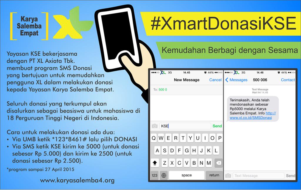 beasiswaKSE's tweet photo. @XLXplor: Yuk sama2 dukung pendidikan di Indonesia dgn mendonasikan pulsa kita untuk Beasiswa Mahasiswa di Indonesia http://t.co/eQrlT3M3FC