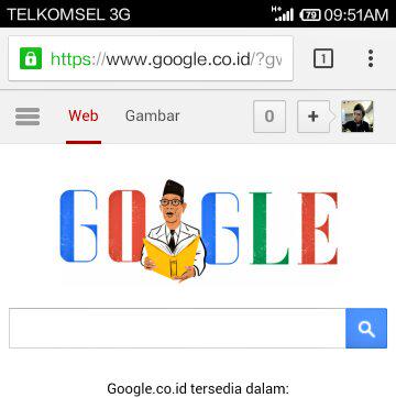 DrizzmaticBdg's tweet photo. bahkan google pun menghormati bapak pendidikan.. selamat hardiknas! 😀 http://t.co/0N9hIuaW10
