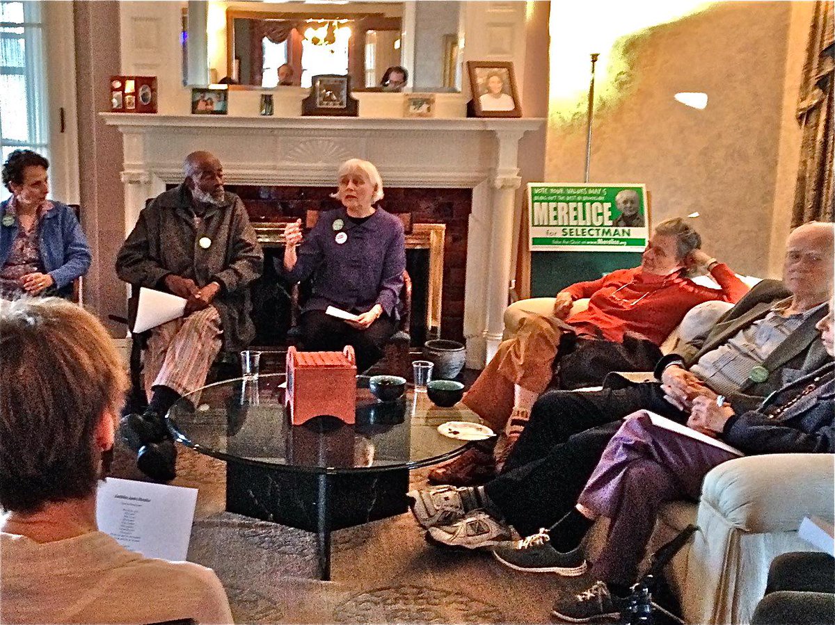 ElectMerelice's tweet photo. Merelice addresses guests at a house party in #Brookline #mapoli #selectman http://t.co/eYNx7V36u9 http://t.co/0A35X1fvld
