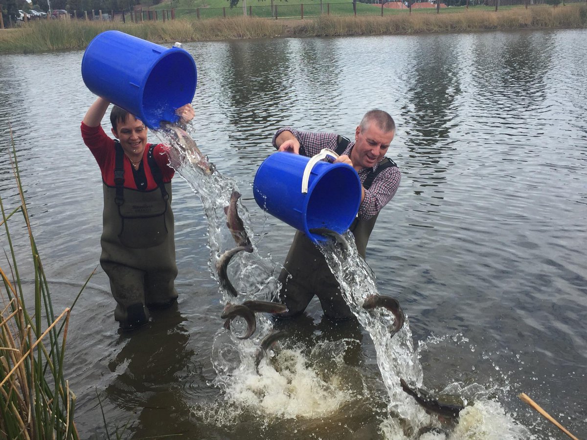 Joined @jaalapulford at Casey Fields for govt announcement of $20M for rec fishing #target1million #talkfishlive