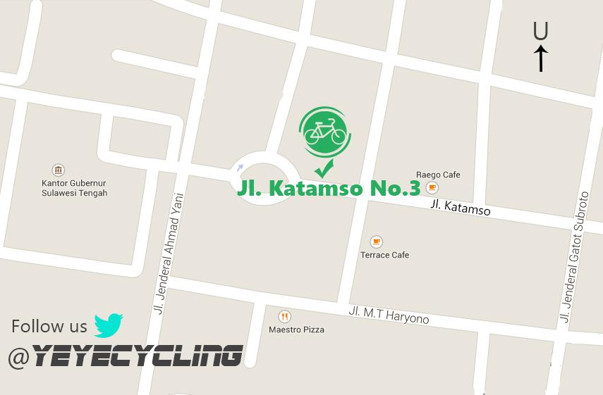 Happy weekend, bagi yang mau sewa sepeda datang langsung ke jl. Katamso no.3 Palu / 0853-4135-9597 <a href="/Pasar_Palu/">Pasar_Palu</a>