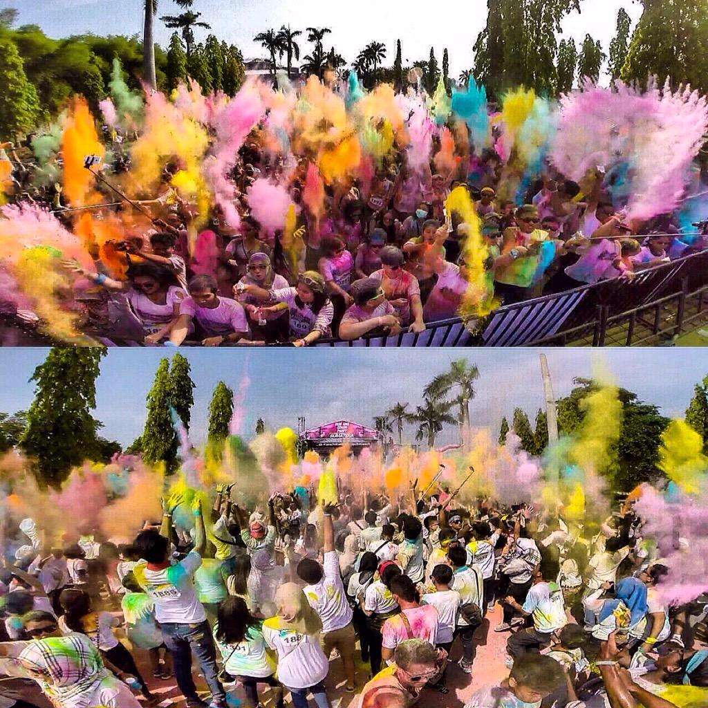 RunColorPartyID's tweet photo. TANGERANG-BEKASI >> Jangan mau kelewatan event ini, kapan lagi kami mampir di kota kalian #RunColorParty http://t.co/vfIywDGFN1