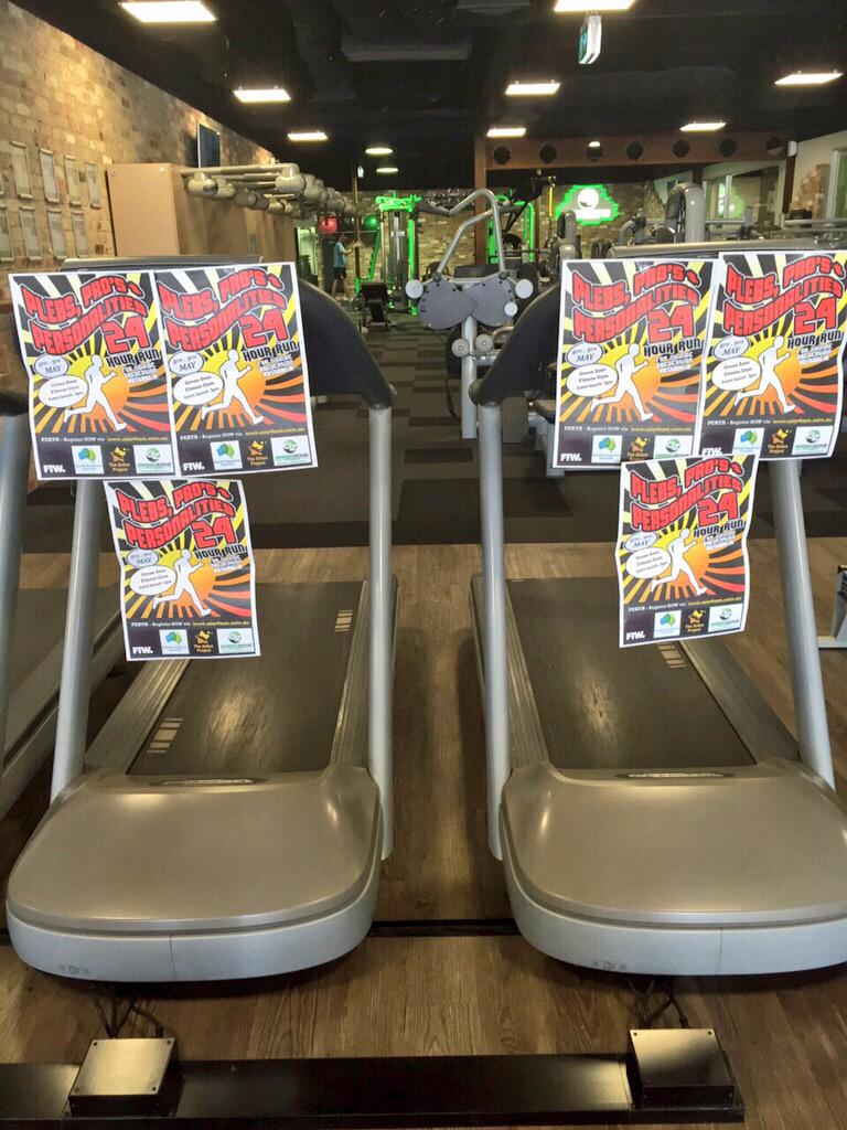 Becs6787's tweet photo. The treadmills are ready...are you?  Register now! http://t.co/05SBUAiUfA #ppp4spa #Perth @ISpyPerth @Exciting_Perth http://t.co/nC2LO14WhN