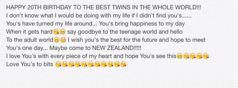 HAPPY 2OTH BIRTHDAY BBYS   please read this  