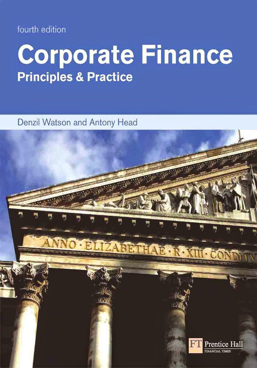 WeLuvLearning's tweet image. Corporate Finance Principles and Practice 4th Edition dlvr.it/9dZdBG #Books4DL