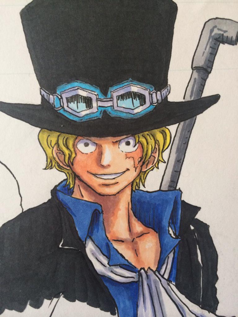クリッパー 途中経過です まだまだ顔の影が馴染んでないなー One Piece サボ クリッパー Http T Co Thrysozhur