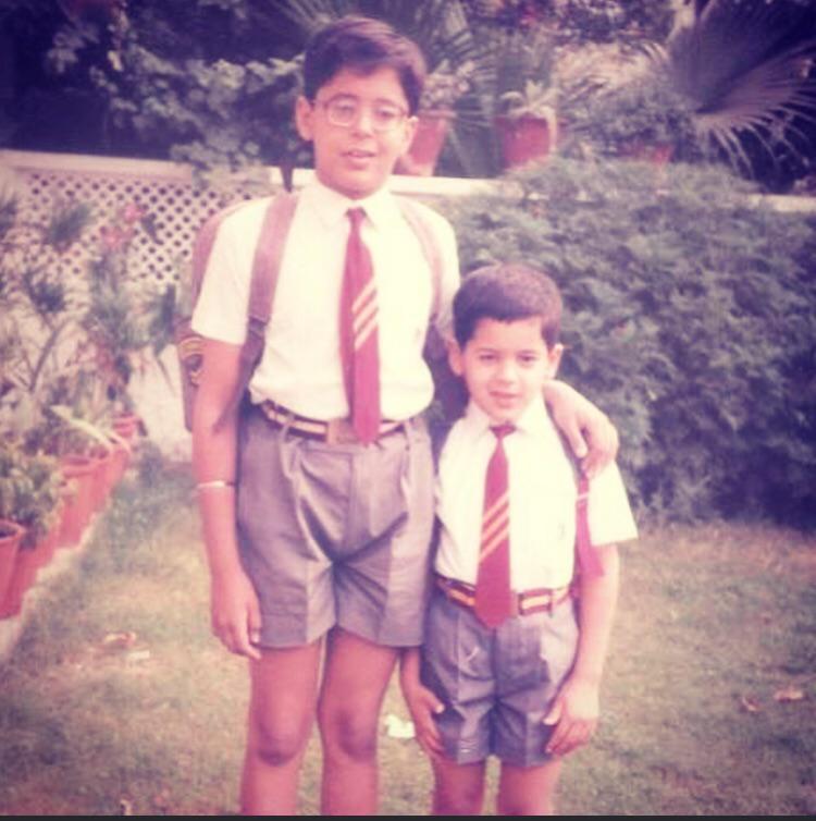DharmaMovies's tweet photo. Guess who? @S1dharthM with his real life older #Brother! Exclusive image from his fb page: http://t.co/VrZCh5uVEn http://t.co/vycJstJi10