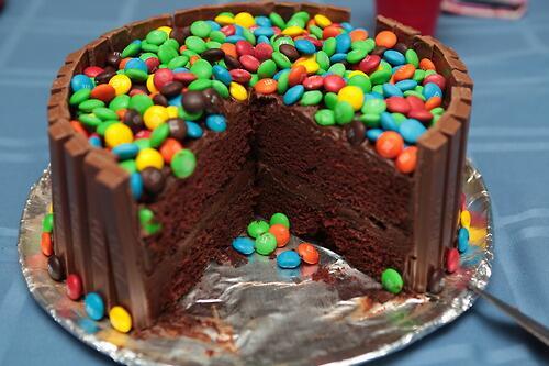 Kit Kat Cake ^