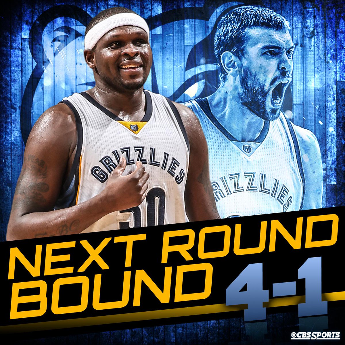 CBSSports's tweet photo. The Memphis Grizzlies just keep GRINDING. http://t.co/J3cVoKgnn8