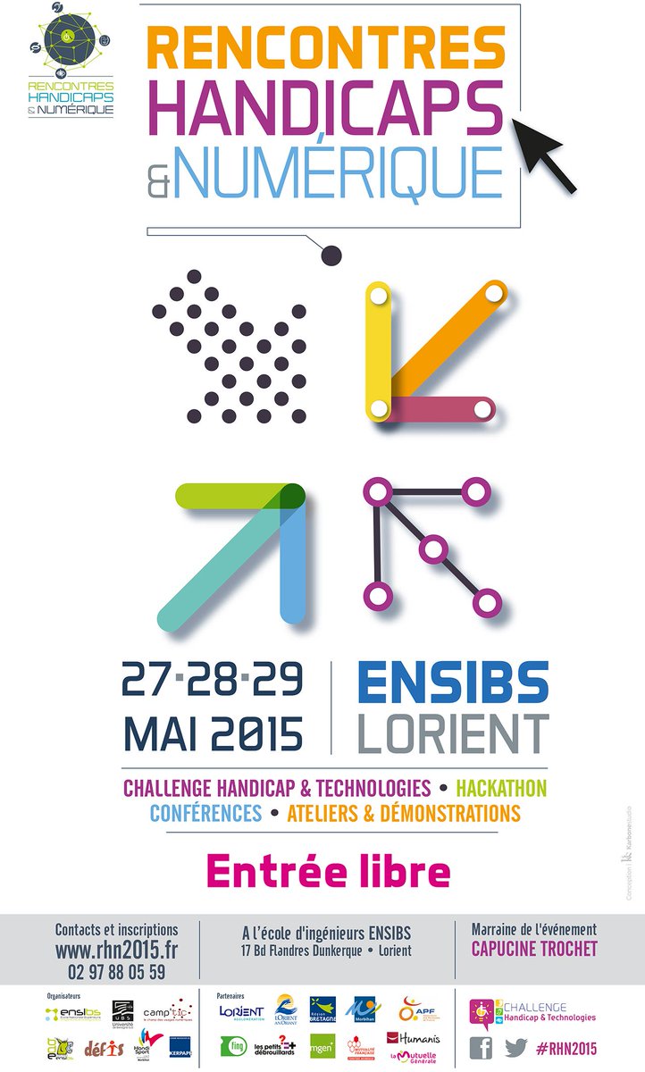 CampTIC's tweet photo. Rencontres handicaps et numérique du 27 au 29 mai à #Lorient @RHN2015 renseignement et inscriptions rhn2015.fr http://t.co/JSwKfbNyeJ