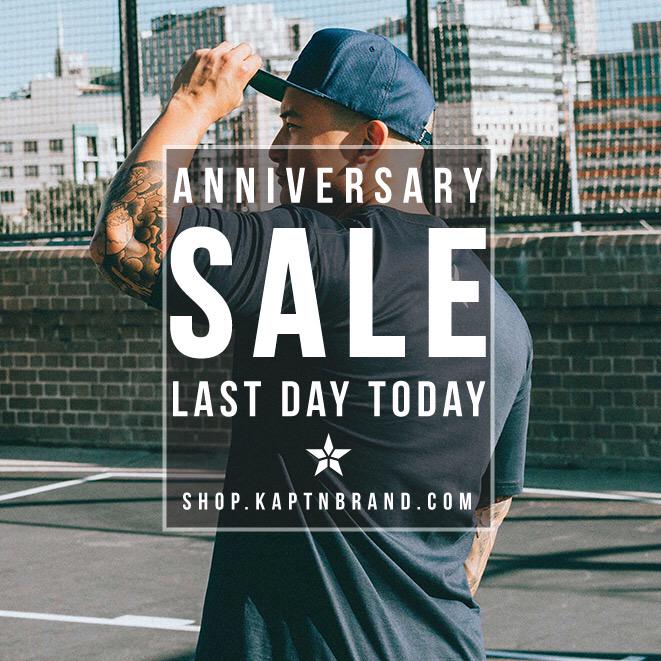 KAPTNbrand's tweet photo. Today marks the Last day of our anniversary sale. Get in store now while stocks last! http://t.co/6d4A1n5ACn #sale http://t.co/bcCXNAWCzh