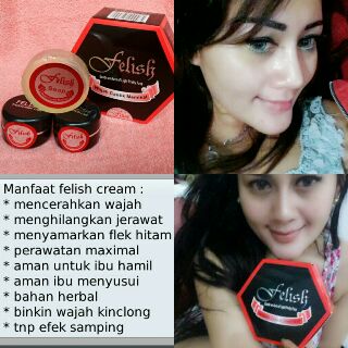 Manfaat Cream felish. Banyak manfaatnya cuma 185rb aja :)