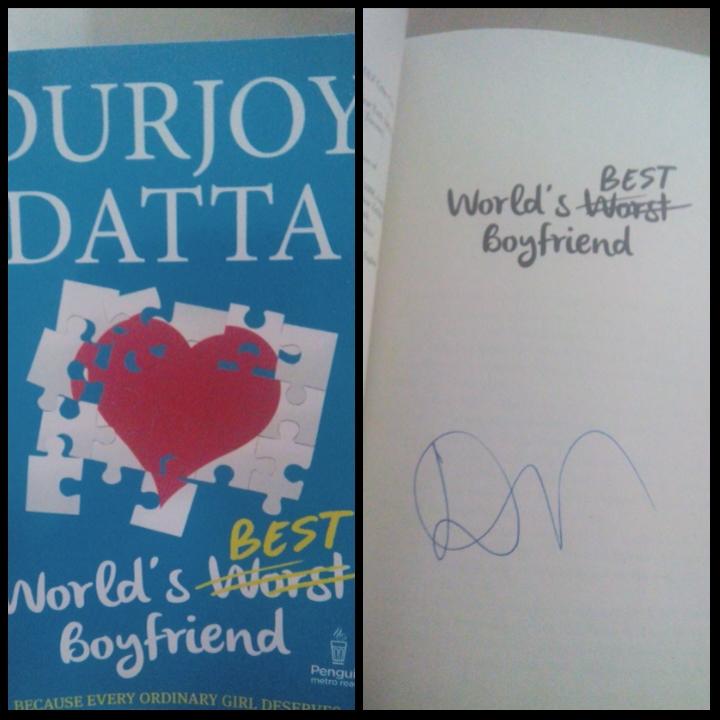MeghaKumble's tweet photo. Yay 😍.. Just got it delivered 😃 .. @durjoydatta thanq sooo much for d signed copy  😍😘 ... Can't wait to read it 😃.. http://t.co/1JSORYwMi8