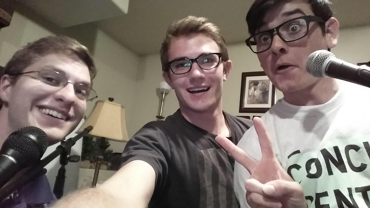 23podcast's tweet photo. Recording our podcast with @nstandage, @JoshuaKPearson, and Elias. http://t.co/jiRPUG1nd3