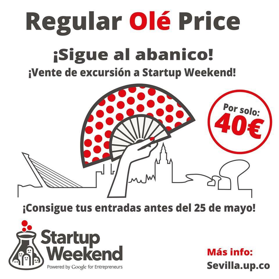 YA a la venta entradas para #Sevilla #Startup Weekend edición especial #Turismo y #Gastronomía