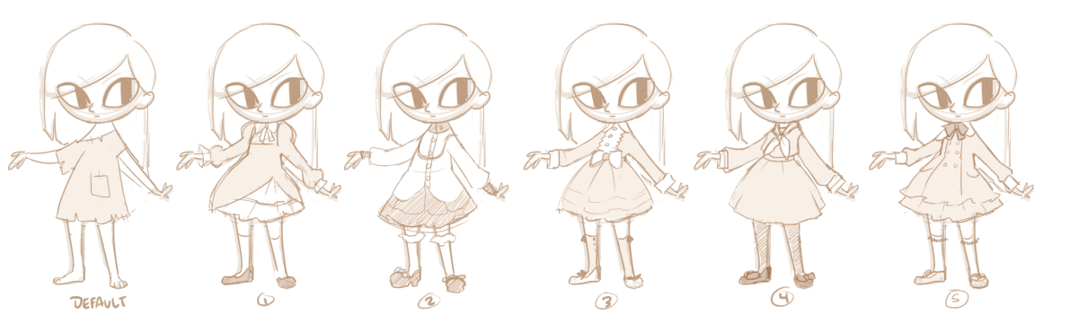 ohmiyoni's tweet photo. Hmm... character development, or an excuse to draw lolita clothes?
... I'll never tell. (#ILike1 #And5) http://t.co/DxzLxvrYPV