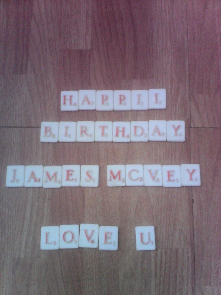 Happy birthday my dear baby James McVey .... Love you... <3 <3 <3   