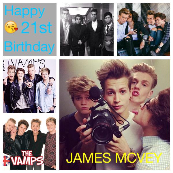Happy 21st birthday James McVey, have a great birthday love you so much hope I get to meet you one day xxxxxx 