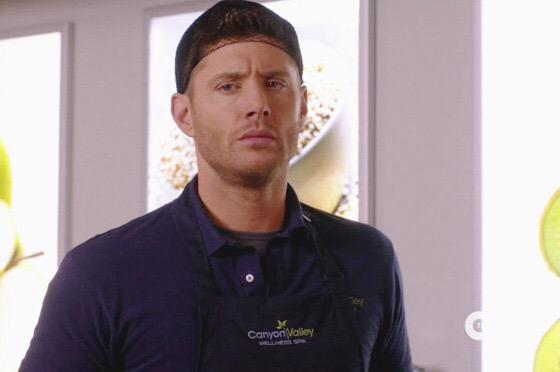 sb10110's tweet photo. @rthompson1138 @AndreaDeMill I think if he wears hairnet and still look attractive He could wear anything #DeanRules http://t.co/HyxZuONza3