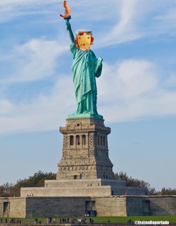 leoncomegamba_'s tweet photo. #leoncomegamba #EstatuaDeLaLibertad http://t.co/LJILYK9UBm