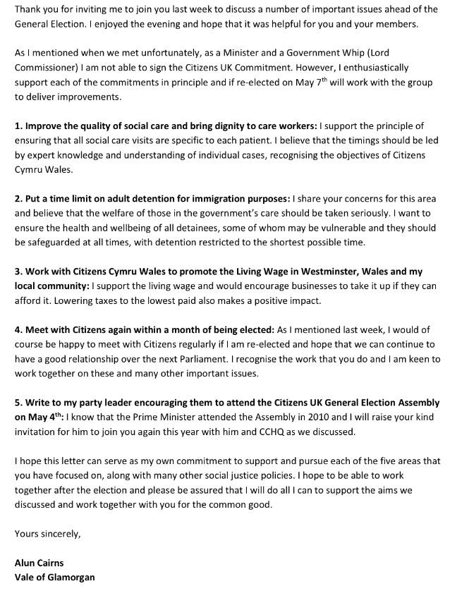 Thanks <a href="/AlunCairns/">Alun Cairns</a> for agreeing to work with <a href="/ValeCitizens/">Vale of Glamorgan</a> on #icareaboutcare #time4atimelimit #livingwage