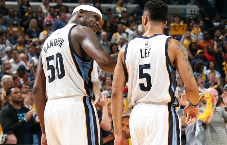 Zach Randolph and Courtney Lee