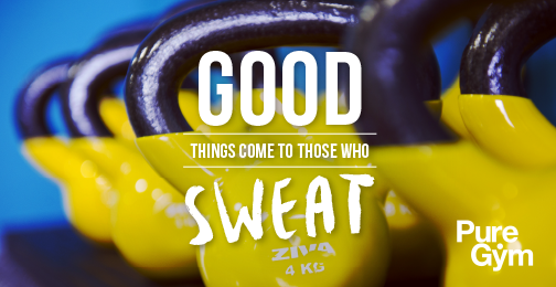 PureGym's tweet photo. #PureDedication Good things come to those who... http://t.co/93NxKDEJZw