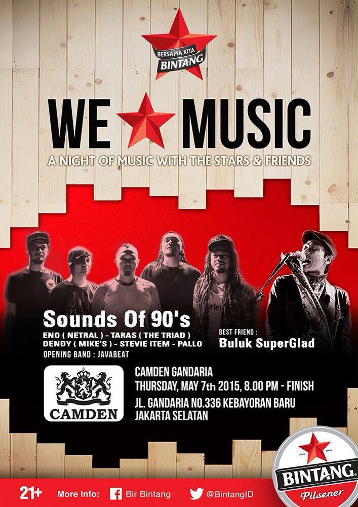 DendyMikes's tweet photo. @amelyaMORA: Come &amp; join us
DONT MISS IT BintangID @RivalHimran @eno_gitara @Der_potzki @taraztaboo  #westarmusic http://t.co/NllWld2EdY"