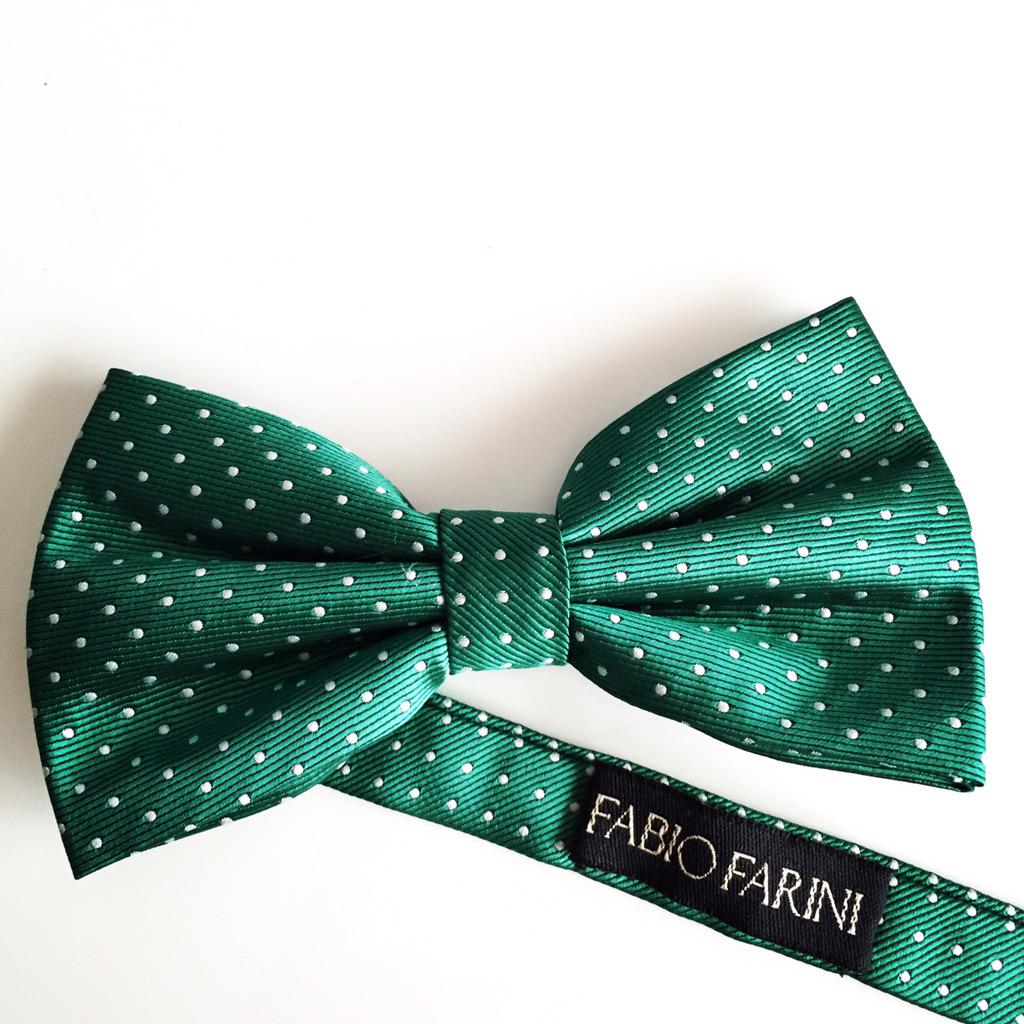 Fabio Farini Corbata verde