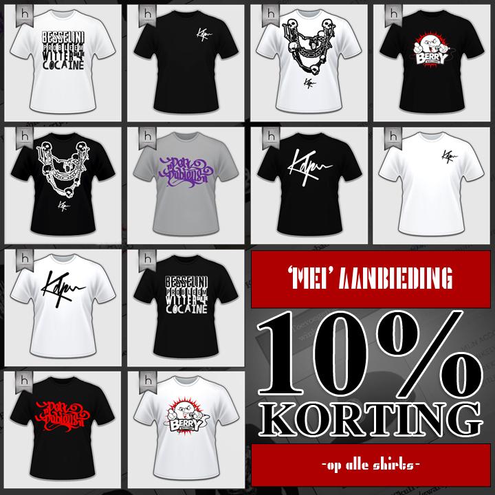 Vanaf morgen: 10% korting op alle shirts. Bekijk hier alle items: bit.ly/Hiphopmerch-SH… | #sale #aanbieding #tshirts