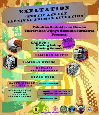 ariestataaaa's tweet photo. Fakultas Kedokteran Hewan Universitas Wijaya Kusuma Surabaya present. Come and join us guys ;) http://t.co/d3QFmJ0zLE