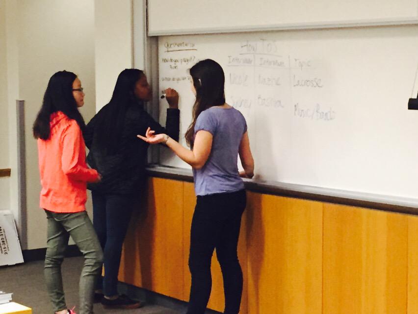SarahEToms's tweet photo. @TechGirlzorg @pennSWE Learning to Podcast - these MS girls rocked it. Thanks @Wharton for hosting #TeachGirlsTech http://t.co/5b6mtfGXpJ