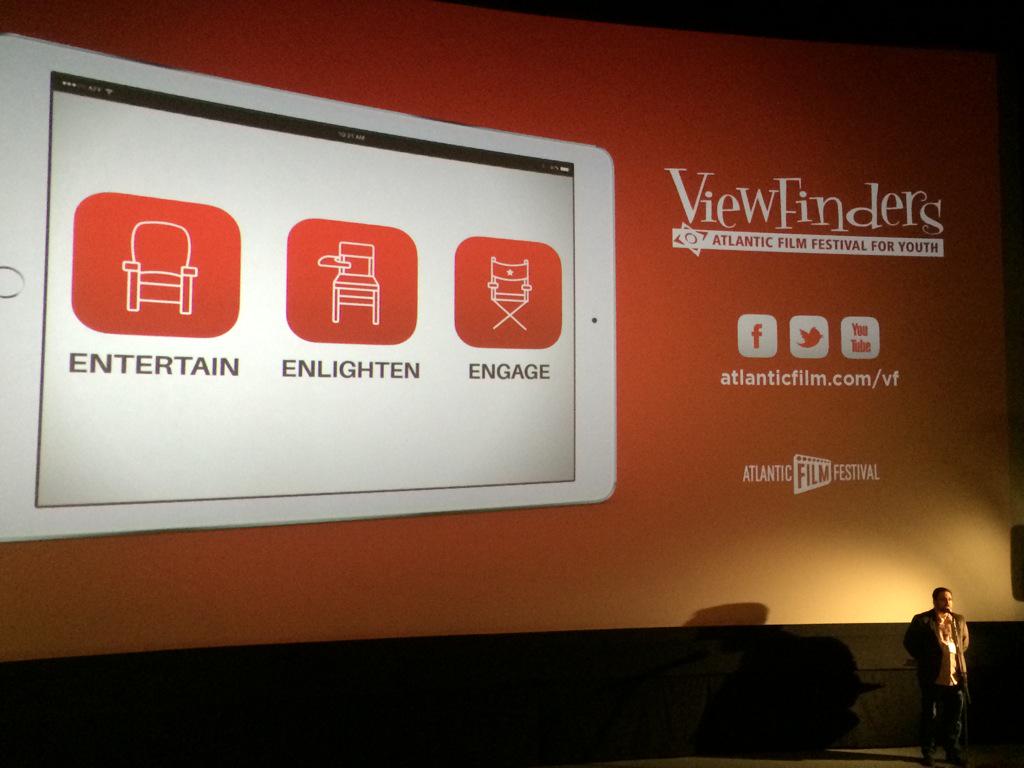 rebekahhiggs's tweet photo. @thefilmfest #viewfinders2015 Day 2 documentary shorts! http://t.co/dl5OHqZUH2