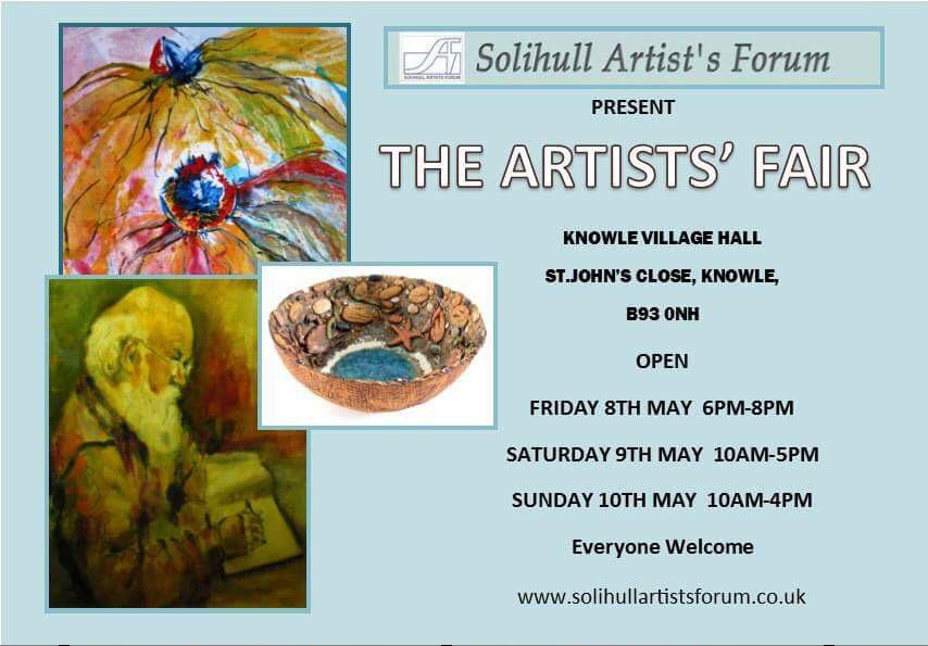 SolihullArtists's tweet photo. #solihull #Artists fair is almost here! #art #craft #knowle #painting #ceramics #solihullhour #BrumHour #sculpture http://t.co/AXOYVIKj3R