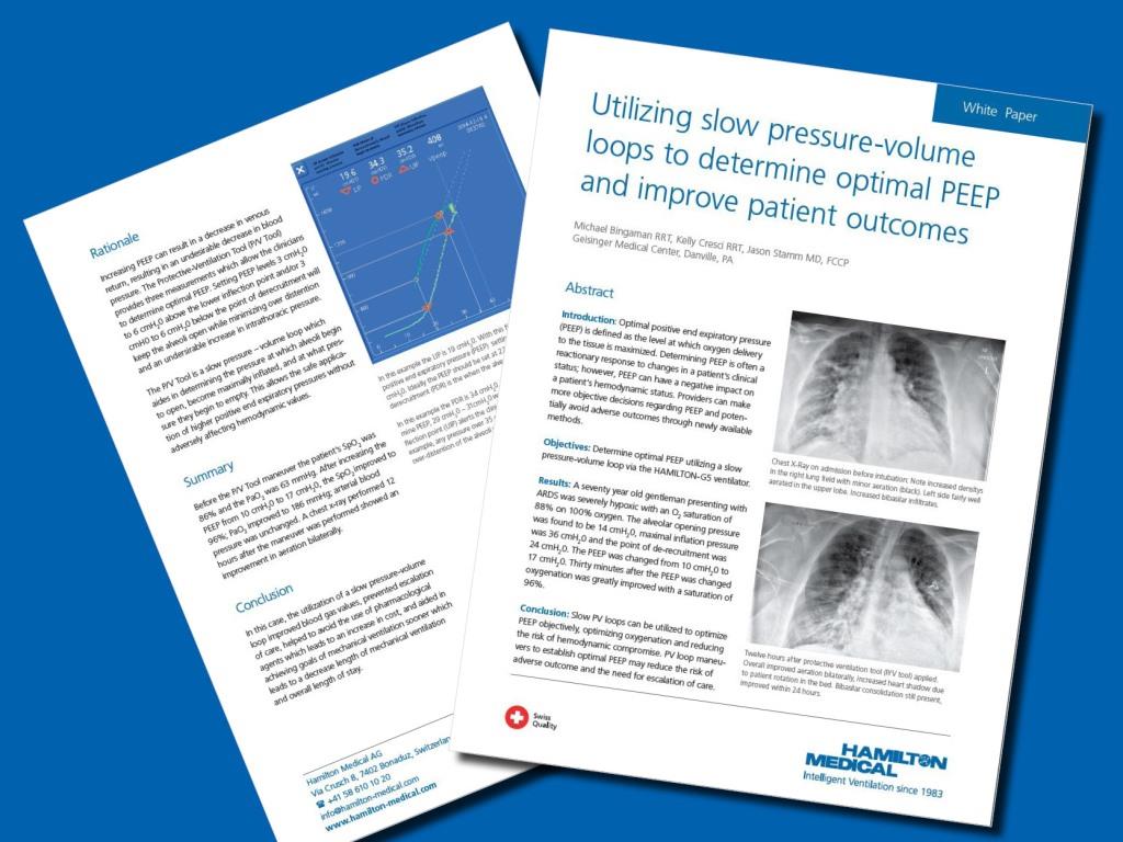 HamiltonMedical's tweet photo. Check out the new White Paper on using slow pressure-volume loops to determine optimal PEEP! http://t.co/JKrJsGR1DG http://t.co/1R1tPBn5TS