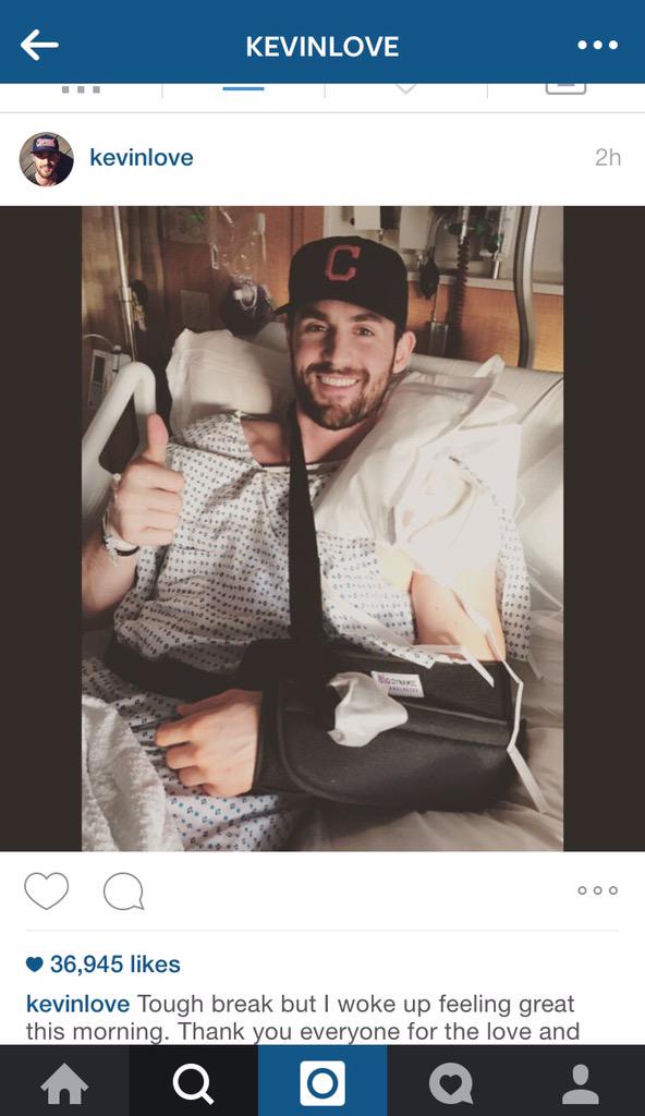 SNCleveland's tweet photo. #GetWellKevin http://t.co/xDUjcV56gg