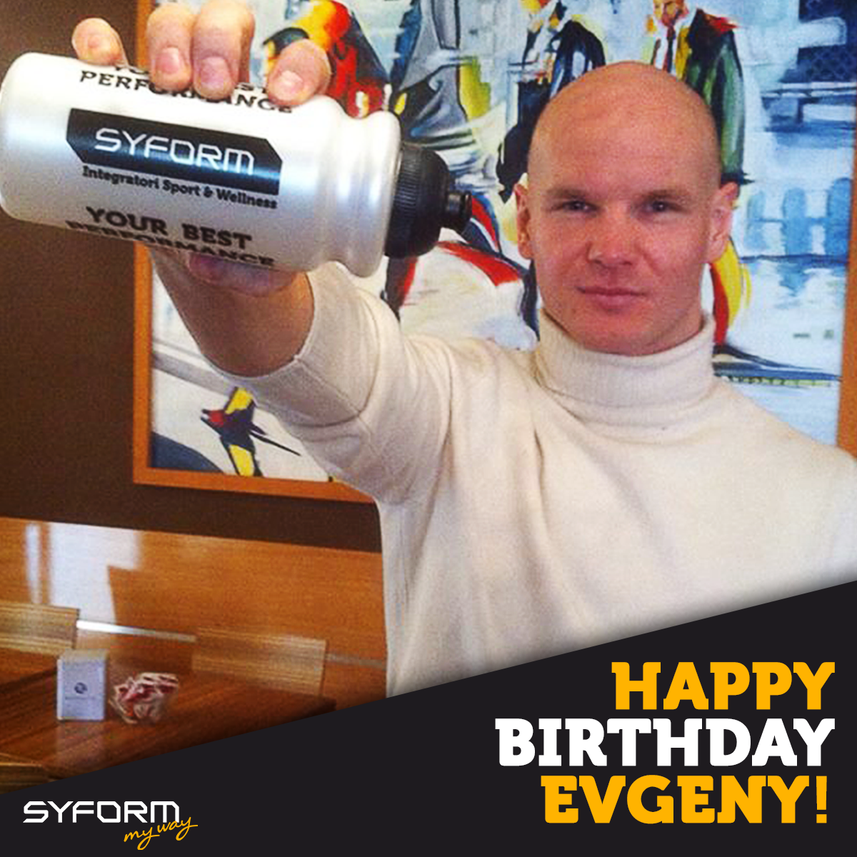 Buon compleanno al campione <a href="/EKorotyshkin/">Evgeny Korotyshkin</a>, atleta <a href="/ADNSwimProject/">ADN Swim Project</a> e amico di #syform! #sport #swimming